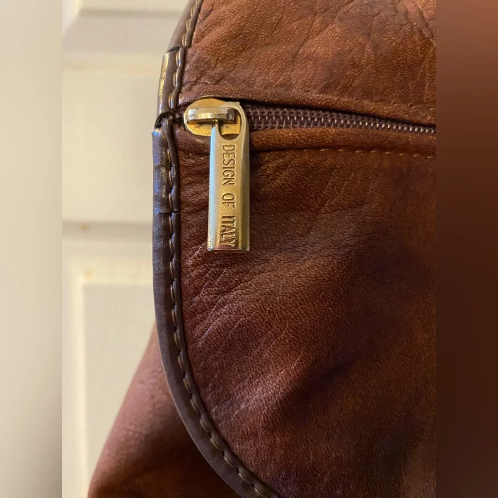 Vintage Leather backpack purse - Picture 3 of 11